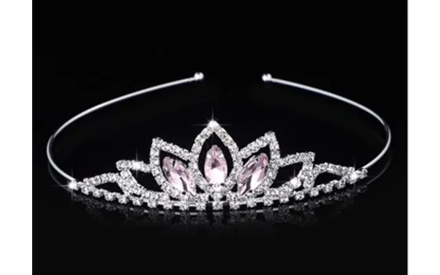 Tiara Diadem Mis Adele - Lyserød