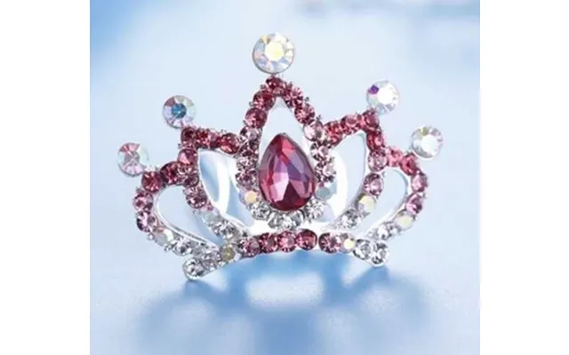 Tiara Spænde - Lyserød