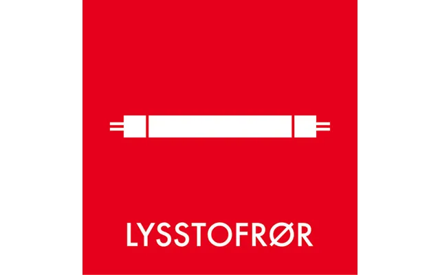 Affaldssortering - Lysstofrør