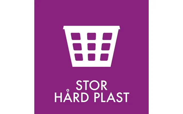 Affaldssortering - Stor Hård Plast