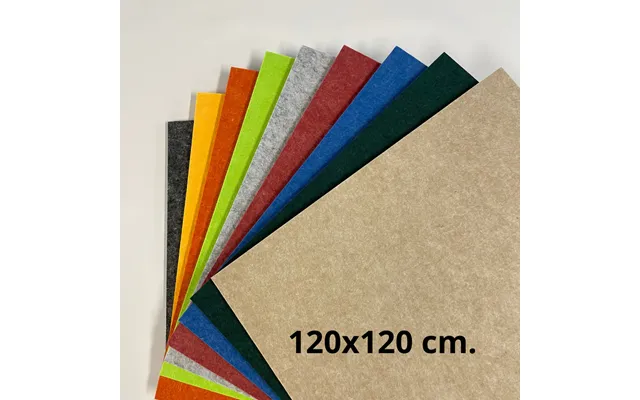 Filt Akustikplade 9mm - 120x120cm