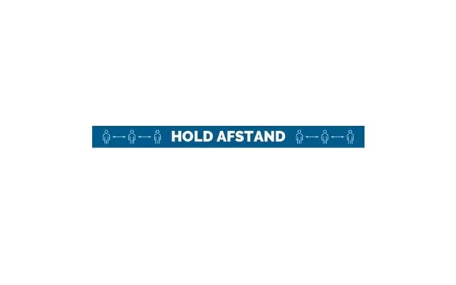 Hold Afstand - Gulvfolie Udendørs