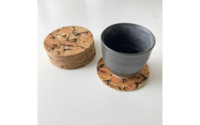 Kork Coaster - 10 Cm 6 Stk.