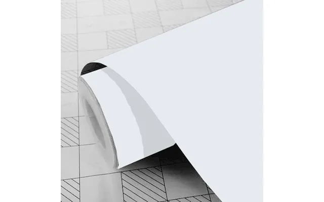 Mat Ensfarvet Folie - 010 Hvid, Mat
