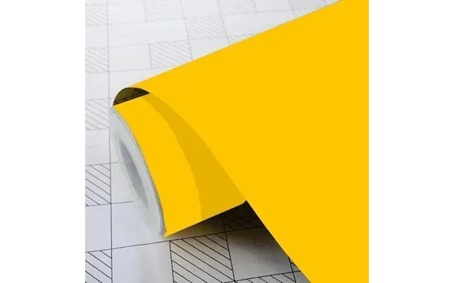 Mat Ensfarvet Folie - 021 Yellow