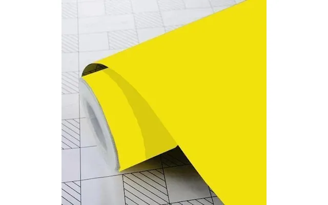 Mat Ensfarvet Folie - 025 Light Yellow