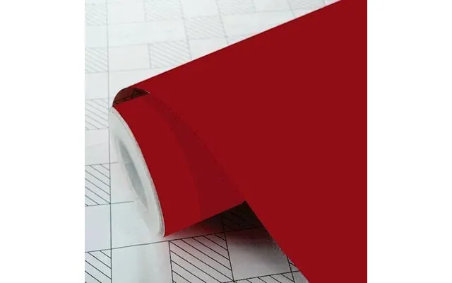 Mat Ensfarvet Folie - 030 Dark Red
