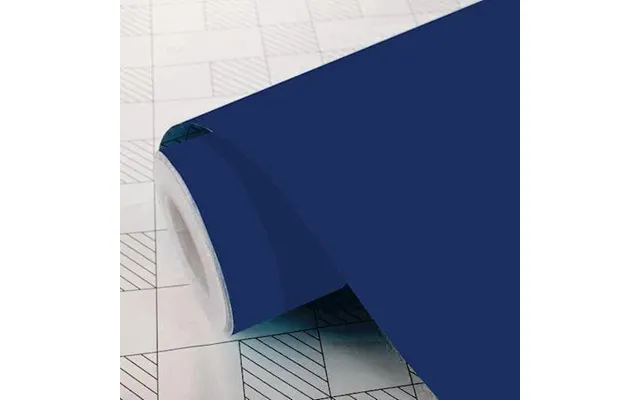 Mat Ensfarvet Folie - 050 Dark Blue
