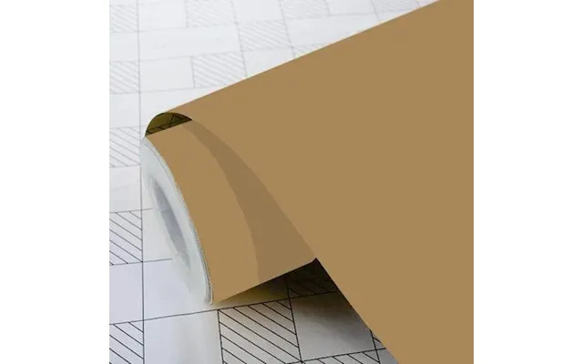 Mat Ensfarvet Folie - 081 Light Brown