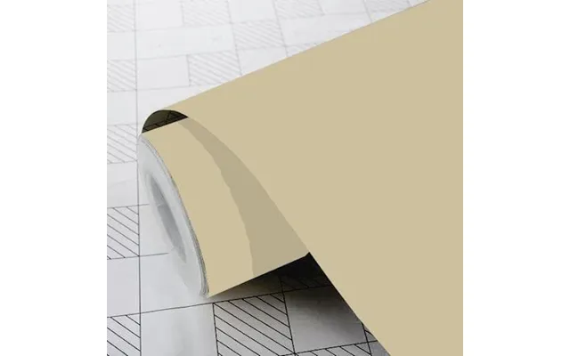 Mat Ensfarvet Folie - 082 Beige