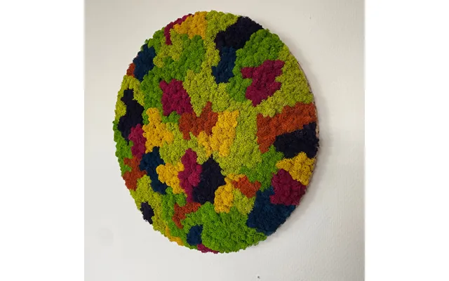 Multicolor Mos Cirkel 50 Cm. - Restsalg