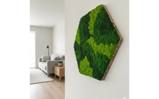 Oekoboard Basic - Blandet Mos Sekskant