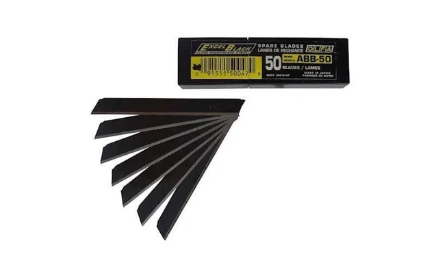 Olfa Excel Sorte Knivblade 50 Stk Abb-50 9mm -