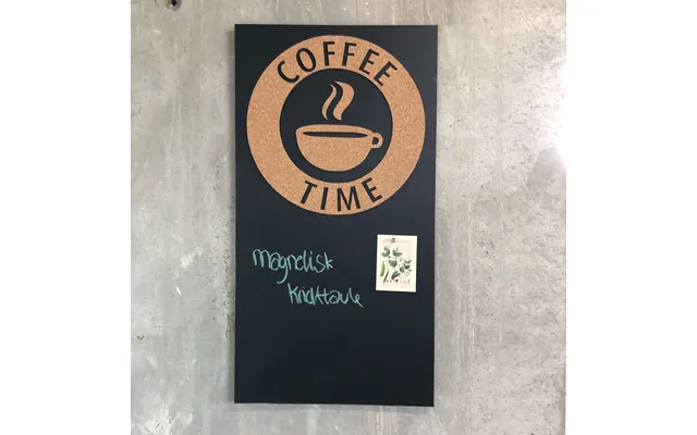 Opslagstavle Med Kork Motiv - Coffee Time