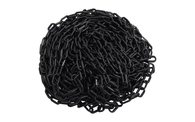 Advarselskæde 100 M Ø6 Mm - Plastik, Sort
