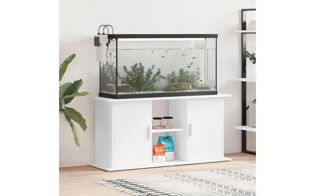 Akvariebord 121 × 41 × 58 Cm I Konstrueret Træ - Hvid