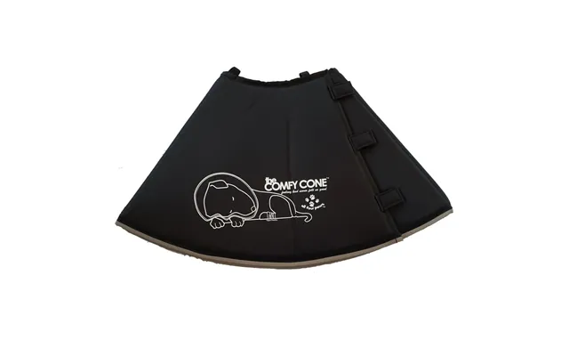 All Four Paws E-halskrave Comfy Cone M 20 Cm Sort