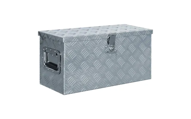 Aluminiumskasse 61,5 × 26,5 × 30 Cm - Sølvfarvet Værktøjskasse