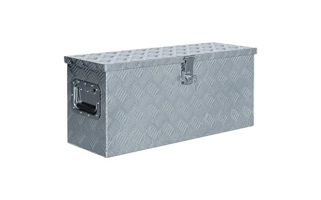 Aluminiumskasse 76,5 × 26,5 × 33 Cm - Sølvfarvet Værktøjskasse