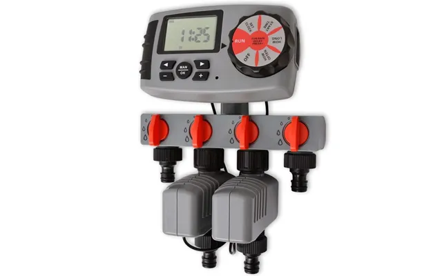 Automatisk Vandingsur Med 4 Stationer - 3 V