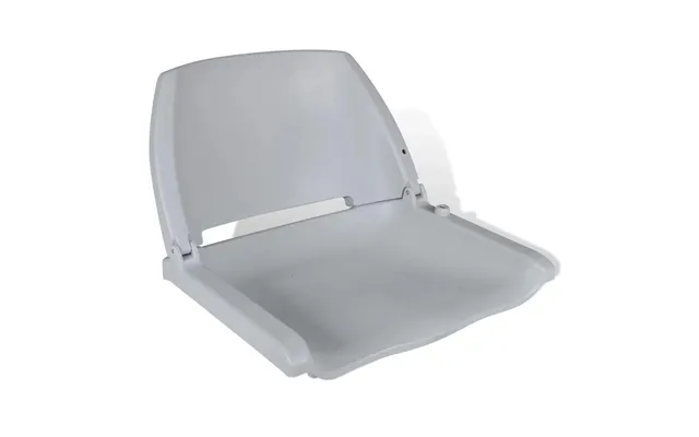 Bådsæde 48 × 51 × 41 Cm - Foldbart Ryglæn, Uden Pude, Grå