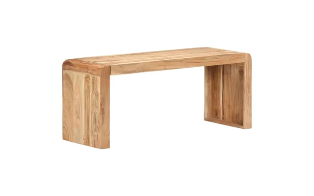 Bænk 110×38×46 Cm I Massivt Akacietræ - Spisebords- Og Entrébænk