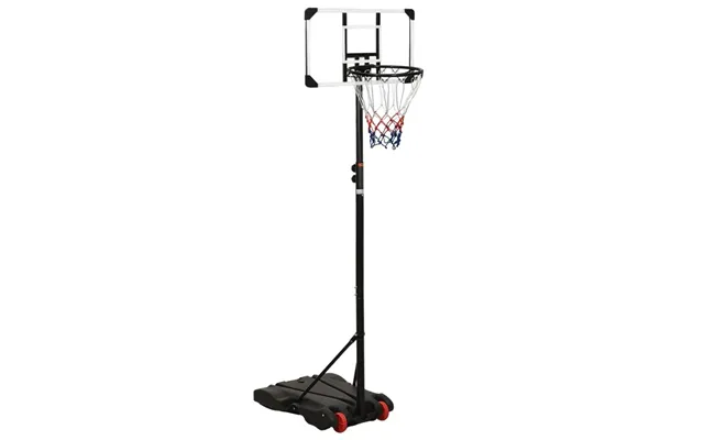 Basketballstativ Med Plade - Justerbar 216-250 Cm, Polycarbonat, Transparent