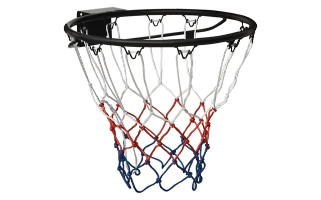 Basketkurv 45 Cm I Stål - Sort Ring Med Net