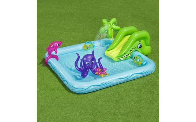 Bestway Fantastic Aquarium Børnebassin 239×206×86 Cm - Fritstående Pool Til Børn