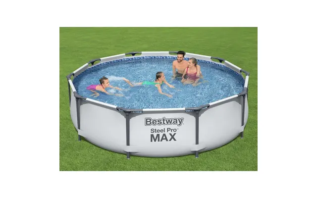 Bestway Steel Pro Max Fritstående Pool 305 × 76 Cm - Swimmingpoolsæt