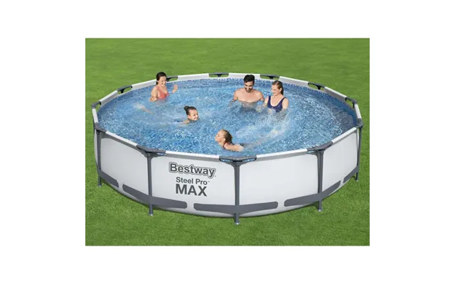 Bestway Steel Pro Max Swimmingpoolsæt 366 × 76 Cm - Rund Fritstående Pool