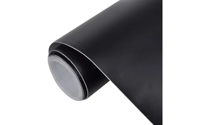 Bilfolie 100×150 Cm - Mat Sort Selvklæbende Pvc