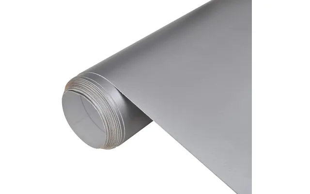 Bilfolie Sæt 2 Stk. - 100×150 Cm 50×150 Cm, Mat Sølv