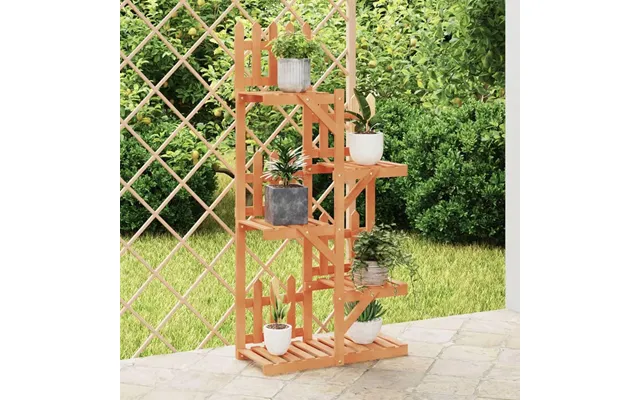 Blomsterstativ I Massivt Fyrretræ - 60 × 25 × 130 Cm