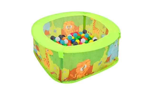 Boldgrav Med 300 Bolde - 75 × 75 × 32 Cm, Flerfarvet