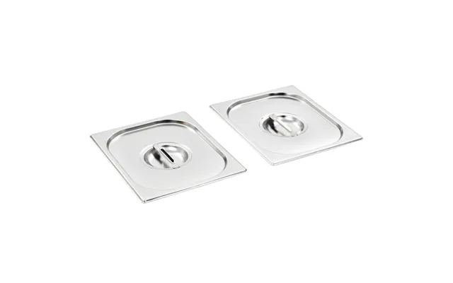 Bradepandelåg Gn 1 2 I Rustfrit Stål - 2 Stk., 325 × 265 Mm