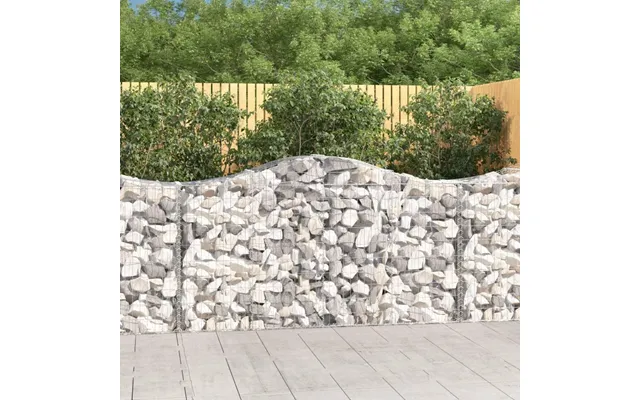 Buede Gabionkurve - 20 Stk. 200×50×100 120 Cm I Galvaniseret Jern