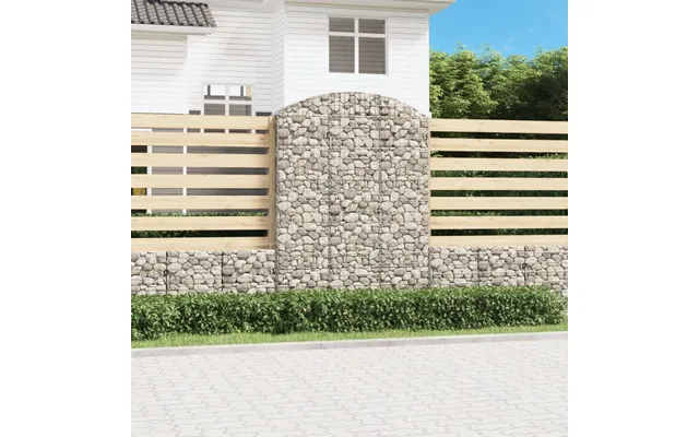 Buet Gabionkurv 150×50×200 220 Cm - Galvaniseret Jern