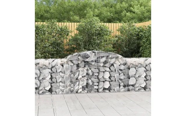 Buet Gabionkurv 300×50×80 100 Cm I Galvaniseret Jern