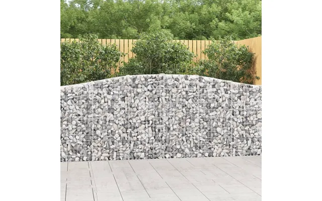Buet Gabionkurv 400 × 30 × 100 120 Cm - Galvaniseret Jern