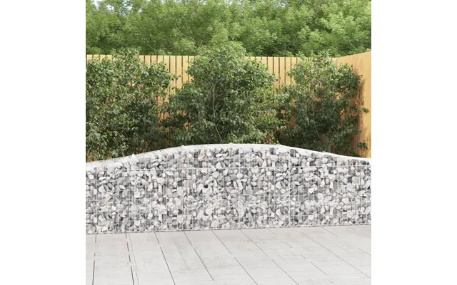 Buet Gabionkurv 400×50×60 80 Cm I Galvaniseret Jern
