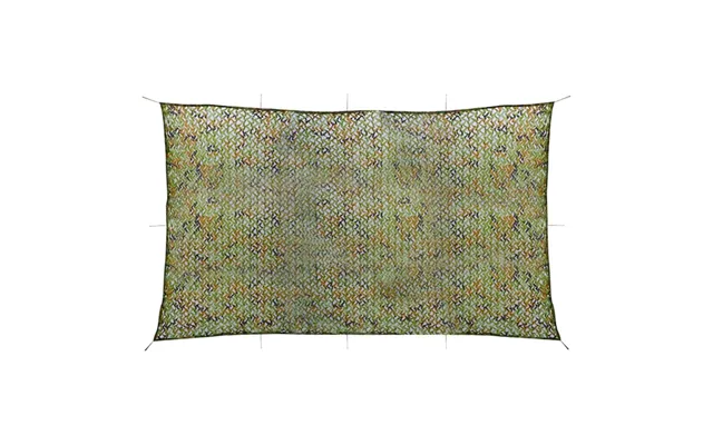 Camouflagenet Med Opbevaringstaske 2 × 6 M - Grøn