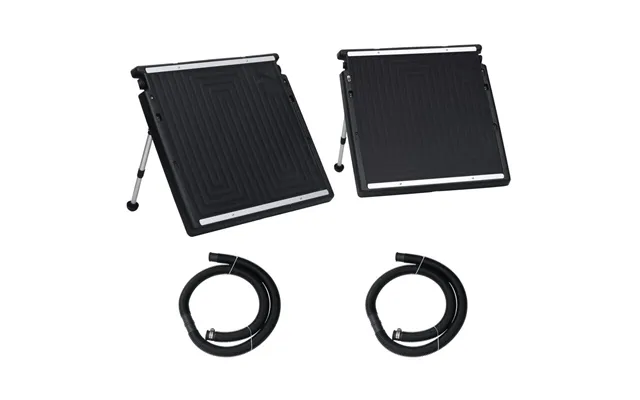 Dobbelt Solpanel Til Pool 150 × 75 Cm - Varmepanel Med Justerbare Fødder