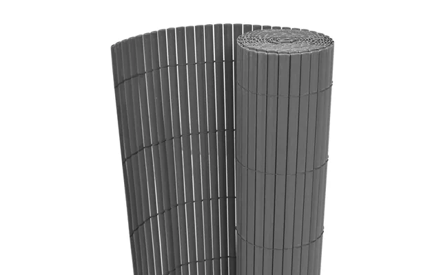 Dobbeltsidet Havehegn Pvc 150 X 500 Cm Grå
