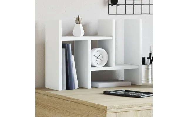 Dueslag Til Skrivebord - Konstrueret Træ, Hvid 34,5×15,5×35,5 Cm