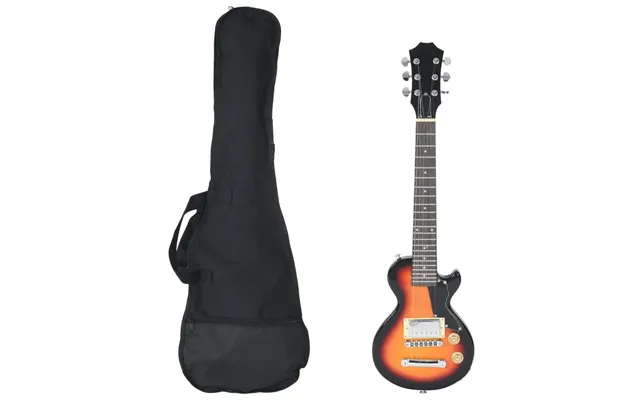 Elektrisk Guitar Til Børn Inkl. Taske 3 4 30 Brun Og Sort