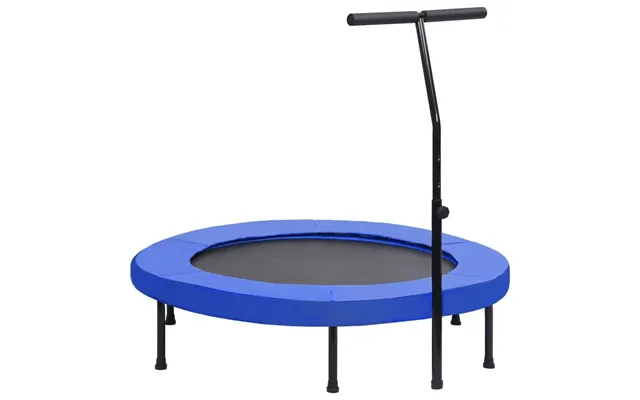 Fitnesstrampolin Med T-håndtag Og Sikkerhedspude - 122 Cm