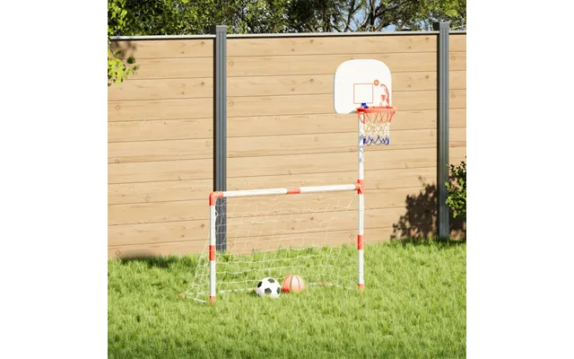 Fodbold- Og Basketballsæt Til Børn 98×50×70 Cm Med Bolde