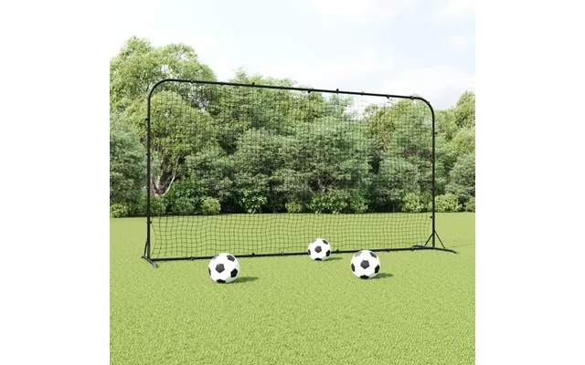 Fodbold-rebounder 366 × 90 × 183 Cm - Hdpe Net, Sort