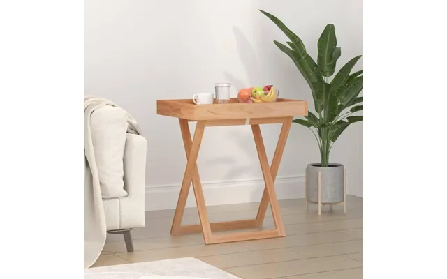 Foldbart Bakkebord 52 × 36 × 56,5 Cm I Massivt Valnøddetræ